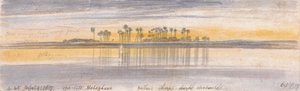 En face de Melaghara - Edward Lear